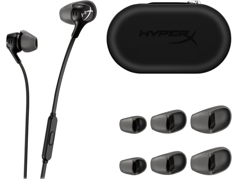 HyperX Cloud II Earbuds - Auriculares internos con micro - en oreja components view