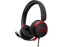 HyperX Cloud Mini  - Headset, Supraaurales, Cableado, 3.5mm, Bluetooth, 20Hz-20kHz, Negro-Rojo