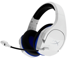 HyperX Cloud Stinger - Headset, Estéreo, Circumaurales, Inalámbrico, USB, 18Hz-23kHz, Blanco y Azul