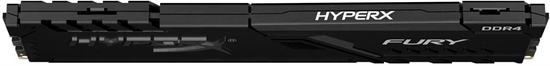 HyperX FURY Black RAM 3000MHz DDR4 DIMM Top View