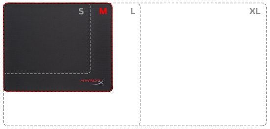 HyperX FURY S Pro M Sizes