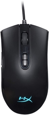 HyperX Pulsefire Core  - Mouse, Cableado, USB, Óptico, 6200 dpi, RGB, Negro
