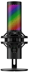 HyperX  - QuadCast 2 S, USB Microphone 32-bit/192kHz, 100+ aRGB LEDs, 4 polar patterns, USB-C, Black