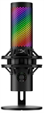 HyperX  QuadCast 2 S, Micrófono USB, 32-bit/192kHz, 100+ LEDs aRGB, 4 patrones polares, USB-C, Negro