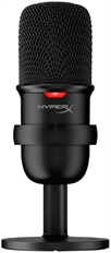 HyperX SoloCast - Micrófono, Negro, Capsula de condesador de 14mm, Cardioide, USB-C