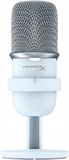 HyperX SoloCast - Microphone, White, 14mm electret condenser capsule, Cardioid, USB-C