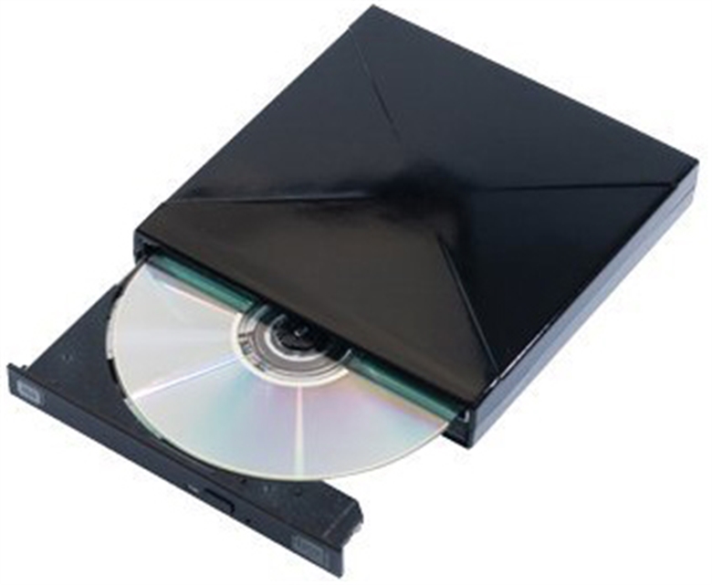 I/OMagic IDVD8PB Lector de Disco Externo USB DVD+RW CD