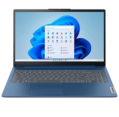 Lenovo IdeaPad Slim 3 15IAH8 - Laptop, 15.6", Intel Core i5-12450H, 4.40GHz, 8GB RAM, 512GB SSD, Azul Abismo, Teclado en Español, Windows 11 Home