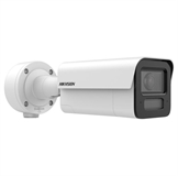 Hikvision  - 4MP Network Bullet Security Camera with Two-Way Audio & 80m Smart Hybrid Light, Fixed Lens, DeepinView, PoE, IP67, IK10, NEMA 4X, White