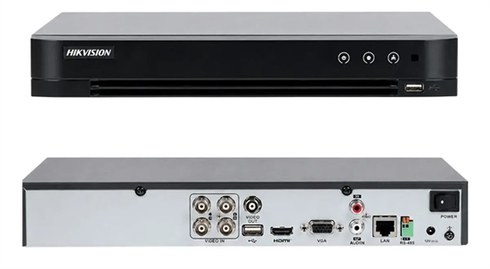 iDS7204HTHIM2XT 4-Channel AcuSense Digital Video Recorder-Back View