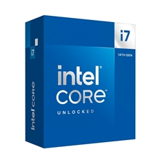 Intel Core i7-14700K - Processor, Raptor Lake, 20 Cores, 28 Threads, 3.4 GHz, LGA 1700, 125w