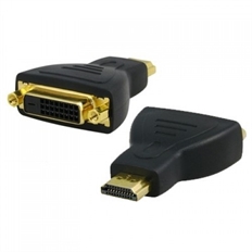IMEXX IME-10349 - Video Adapter, HDMI Male to DVI Female, Up to 1920 x 1200, Black