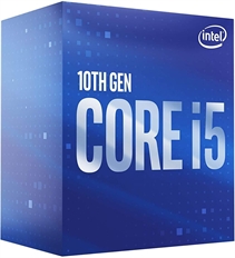 Intel Core i5-10400 - Processor, Comet Lake, 6 cores, 12 threads, 2.9GHz, LGA1200, 65W