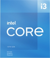 Intel Core i3-10105F - Procesador, Comet Lake, 4 Núcleos, 8 Hilos, 3.70GHz, FCLGA1200, 65W