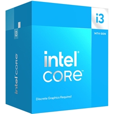 Intel Core i3-14100F - Procesador, Raptor Lake, 4 Núcleos, 8 Hilos, 3.5GHz, FCLGA1700, 58W