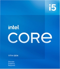 Intel Core i5-11400F - Processor, Rocket Lake, 6 Cores, 12 Threads, 2.6GHz, FCLGA1200, 65W