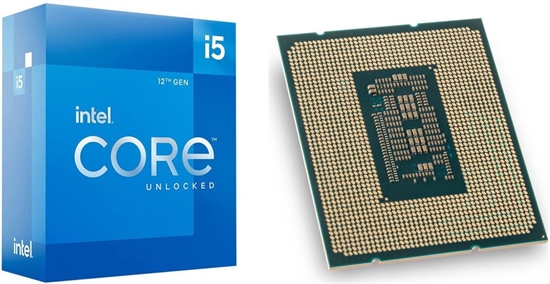 Intel Core i5 12600K Box and Chipset Back