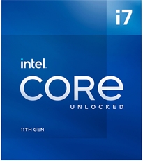 Intel Core i7-11700K - Processor, Rocket Lake, 8 Cores, 16 Threads, 3.60GHz, FCLGA1200, 125W