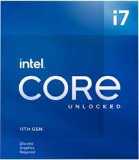 Intel Core i7-11700KF - Processor, Rocket Lake, 8 Cores, 16 Threads, 3.60GHz, FCLGA1200, 65W