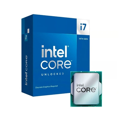 Intel Core i7-14700KF BX8071514700KF 20 Cores 28 Threads 34GHz side view