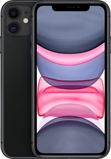 Apple iPhone 11 - Cell Phone, 64GB Storage, 4GB RAM, 12MP Camera, Single SIM, 3110mAh, Black