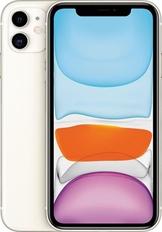 Apple iPhone 11 - Celular, 128GB de Almacenamiento, 4GB RAM, Cámara de 12MP, Doble SIM, 3110mAh, Blanco