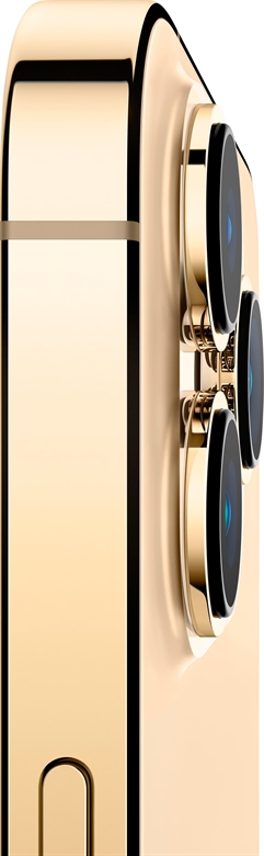 iPhone 13 Pro - Smartphones - 128GB Storage - Camera Module Gold Isometric View