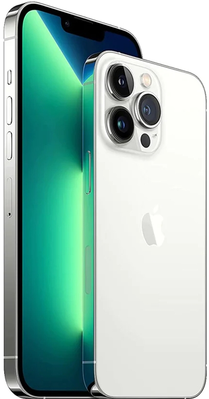 iPhone 13 Pro - Smartphones - Silver - 128GB Storage Side view iPhone