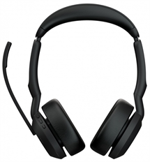 Jabra  - 25599-999-899 - Wireless Bluetooth, USB-C, ANC, Stereo, Microsoft Teams Certified, All-Day Comfort, Noise-Cancelling Mic, Black