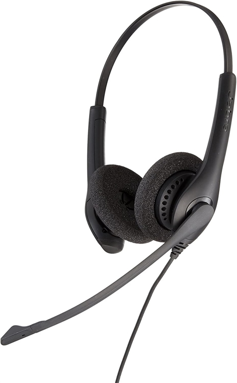 Jabra Biz 1500 Duo - Headset 1519-0157 front view