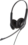 Jabra Biz 1500 - Headset, Supraaurales, Con Cable, 20Hz-4500Hz, Negro