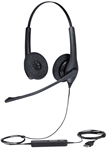 Jabra BIZ 1500 Duo - Headset, Stereo, On-ear headband, Wired, USB, 20Hz-20kHz, Black