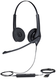 Jabra BIZ 1500 Duo - Headset, Stereo, On-ear headband, Wired, USB, 20Hz-20kHz, Black Jabra BIZ 1500 Duo - Headset, Stereo, On-ear headband, Wired, USB, 20Hz-20kHz, Black