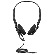 Jabra Engage 40 Stereo UC  - Headset, Estéreo, Supraaurales, Con cable, USB-C, 50Hz - 20KHz, Negro