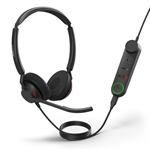 Jabra Engage 50 II Stereo UC  - Headset, Estéreo, Supraaurales, Con cable, USB-A / USB-C, 50Hz - 20KHz, Negro