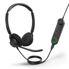 Jabra Engage 50 II Stereo UC  - Headset, Estéreo, Supraaurales, Con cable, USB-A / USB-C, 50Hz - 20KHz, Negro