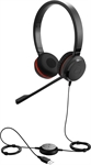 Jabra Evolve 30 II MS stereo - Headset, Estéreo, Supraaurales, Con Cable, USB-A, 150Hz-7kHz, Negro