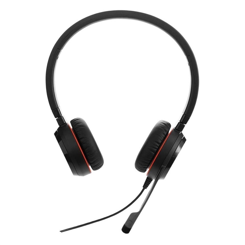 Jabra Evolve 30 II UC Stereo Professional Office Headset with Microphone-Front View