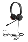 Jabra Evolve 30 II UC  - Headset, Stereo, On-ear, Wired, 3.5 mm Jack & USB Control Unit, 20 Hz - 20 KHz, Black