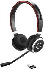 Jabra Evolve 65 SE UC - Headset, Estéreo, Supraaurales, Inalámbrico, Bluetooth, USB, 20Hz-70kHz, Negro