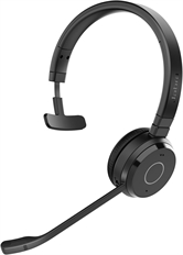 Jabra Evolve 65 TE USB-A MS Mono - Headset, Mono, Supraaurales, Con Cable, Bluetooth, 20Hz - 20kHz, Negro