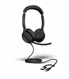 Jabra Evolve2 50 USB C/A UC Stereo - Headset, Stereo, On-ear headband, Wired, 20Hz - 20kHz, Black