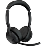 Jabra Evolve2 55 Link380a UC Stereo - Headset, Estéreo, Supraaural, Inalámbrico, Bluetooth, 20Hz-20kHz, Negro