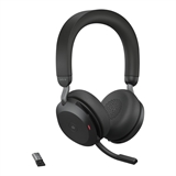 Jabra Evolve2 75 - Headset, Estéreo, Supraaurales, Inálambrico, USB, 20Hz-20KHz, Negro