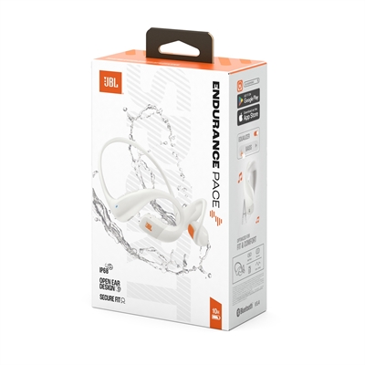 JBL Endurance Pace - Packaging View (White)