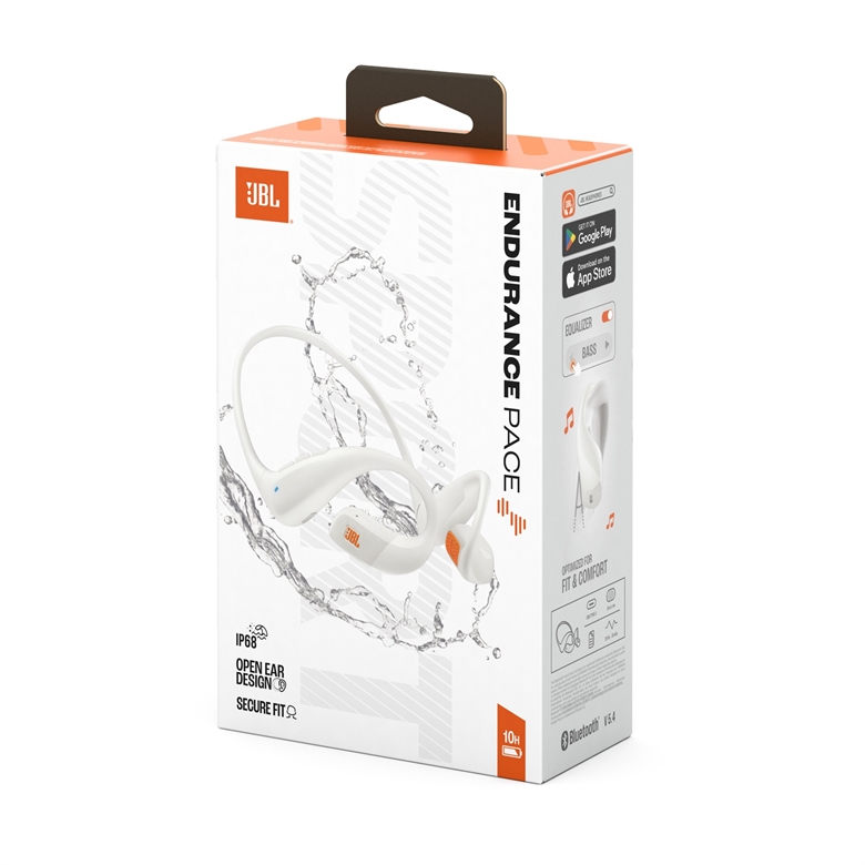 JBL Endurance Pace - Packaging View (White)