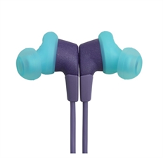 JBL Endurance Run 3C USB-C  - Auriculares estéreo intraaurales con cable, 20 Hz 40 kHz, color morado