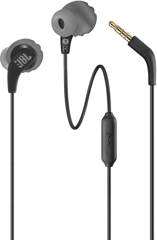 JBL Endurance RUN Black Cable View