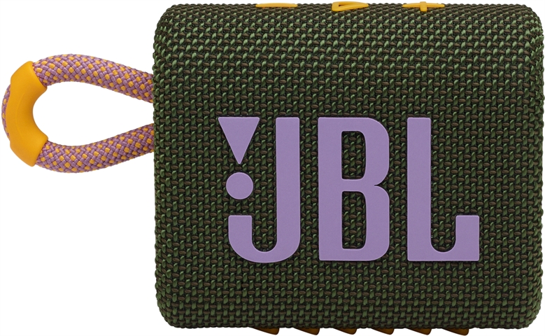 JBL Go 3 - Portable Wireless Speaker green front view
