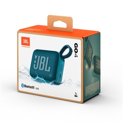 JBL Go 4 - Speaker Blue box view